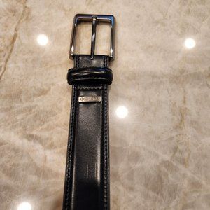 Dockers Black Leather Men's Belt